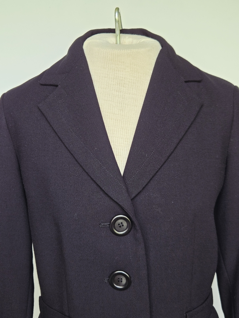 Talbots Black Blazer Size-8P - Picture 2 of 12